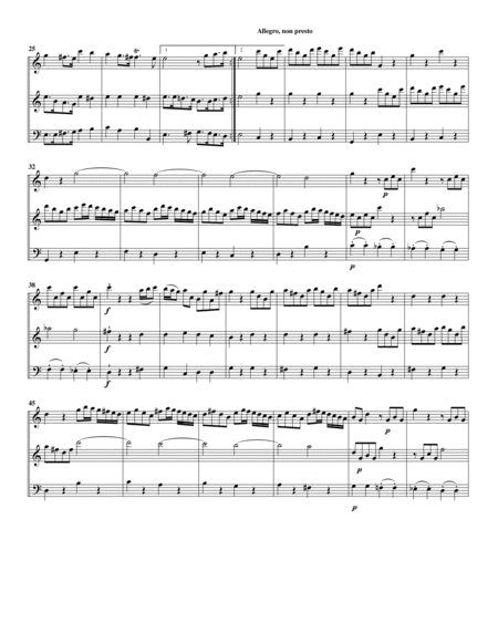 Trio sonata HWV 399, Op.5, no.4 (Arrangement for 3 recorders (AAB))