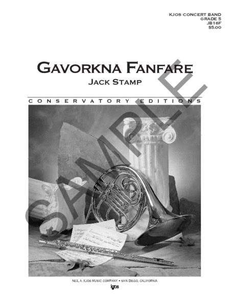 Gavorkna Fanfare - Score