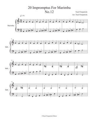 Impromptu No.12 For Marimba