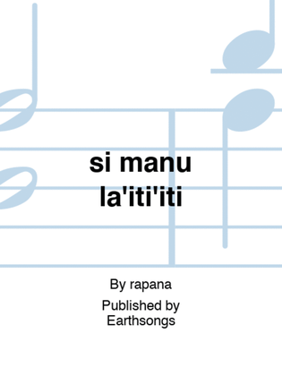 Book cover for si manu la'iti'iti