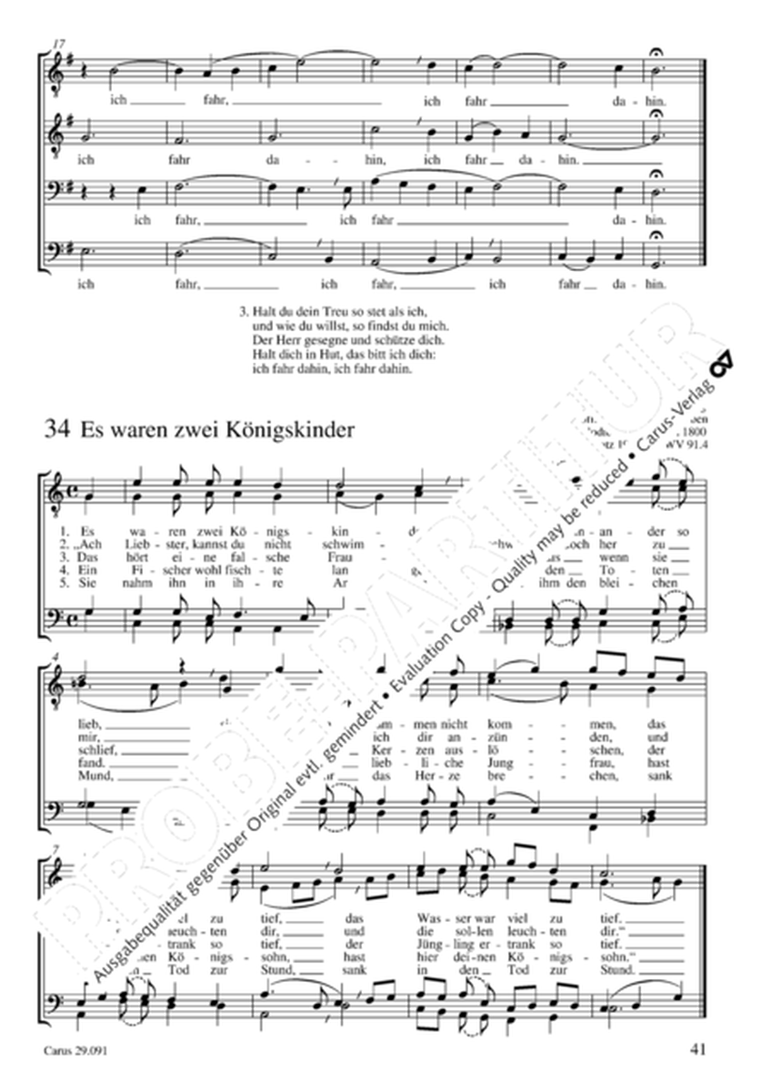 Volksliederbuch 3 fur Mannerstimmen 1930/87