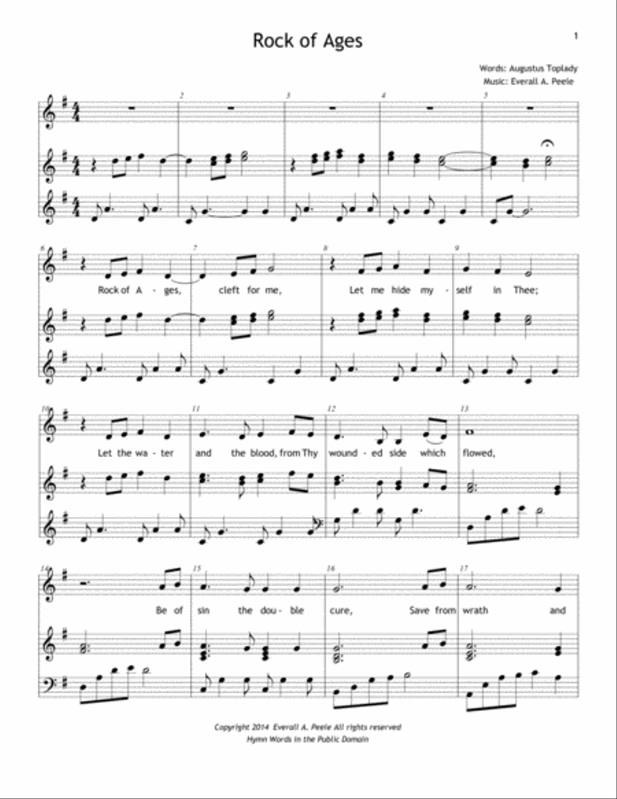 Rock of Ages Voice scores gallery preview page 1