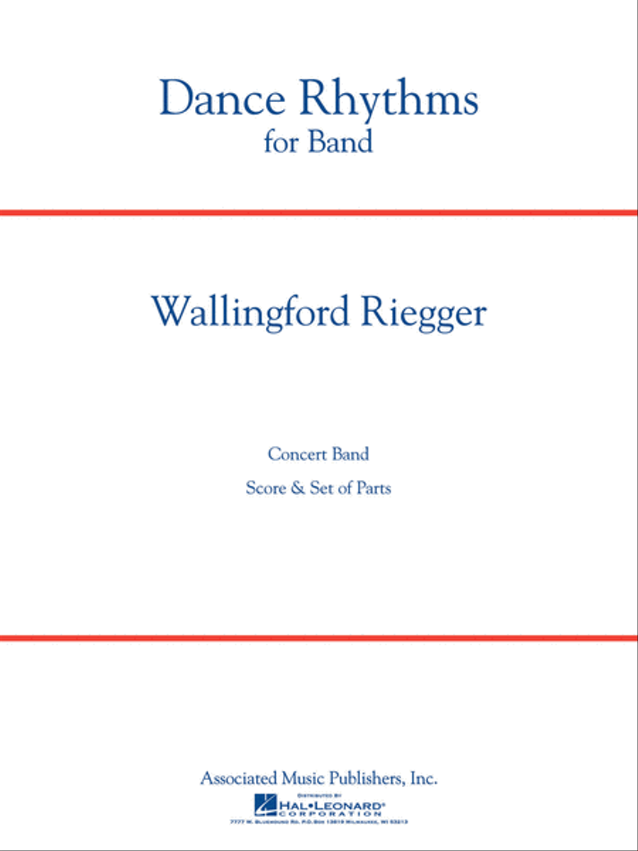 Dance Rhythms for Band, Op. 58 Concert Band scores gallery preview page 1