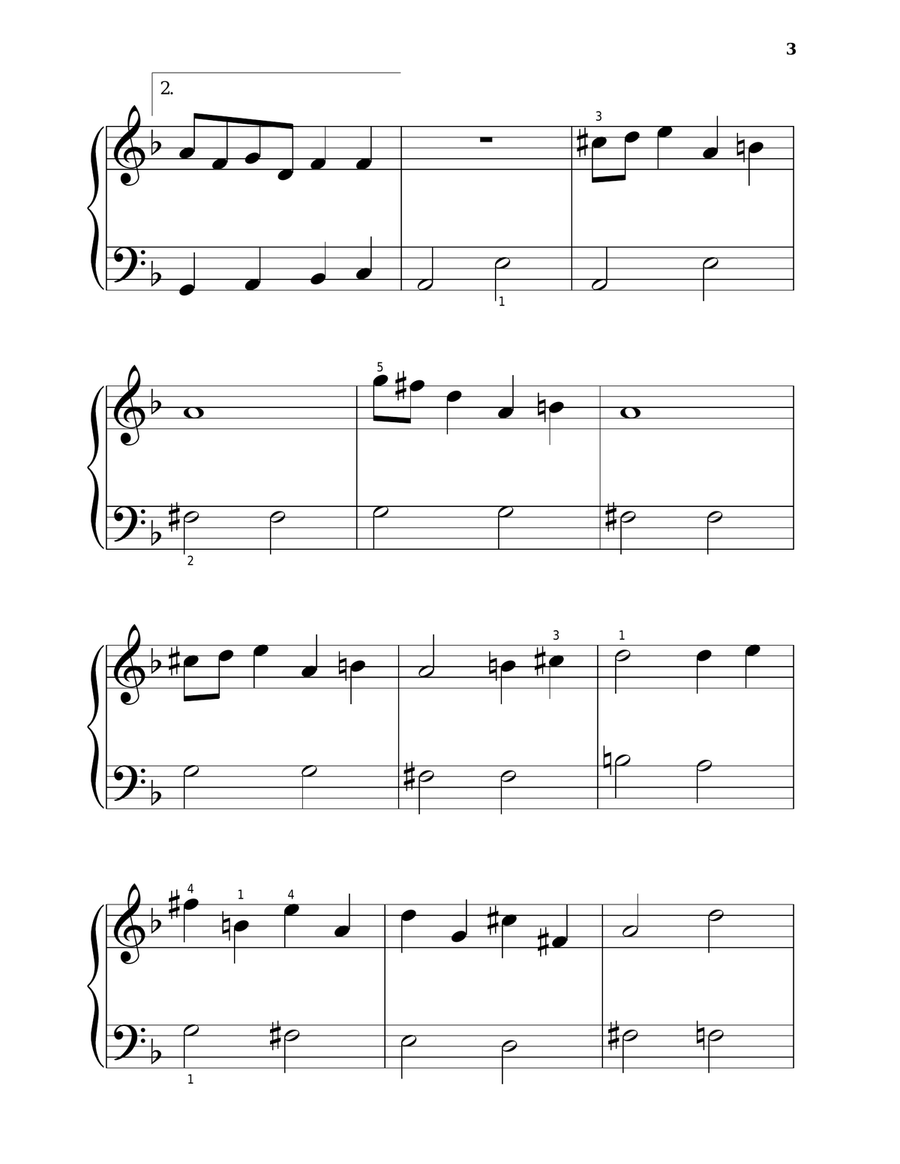 Angela Angela Piano Solo scores gallery preview page 3