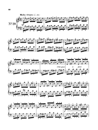 Czerny: School of Velocity, Op. 299 No. 20