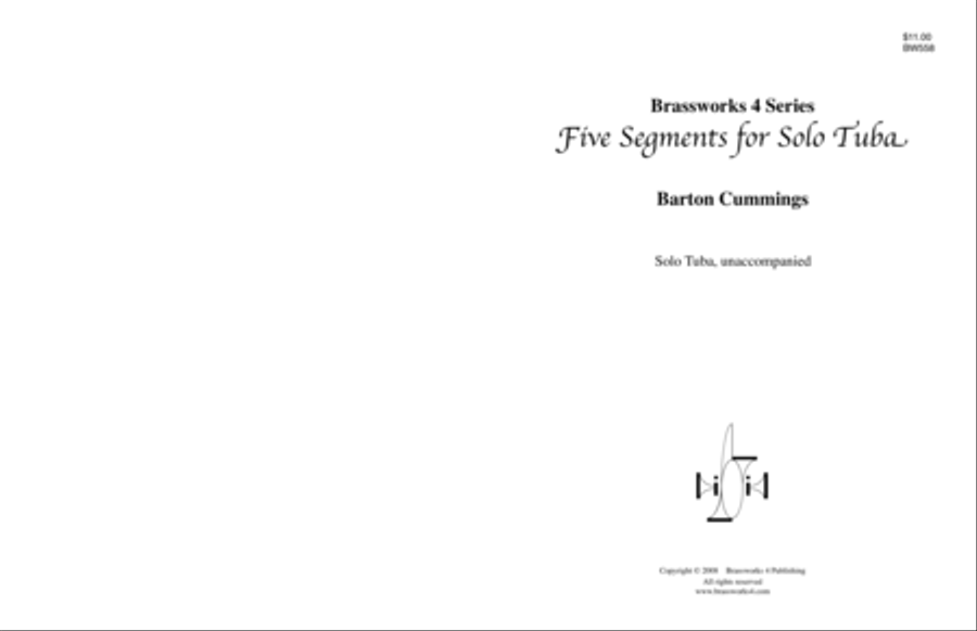 5 Segments for Solo Tuba Tuba scores gallery preview page 1