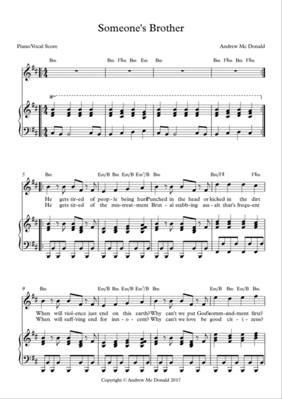 Someone's Brother Voice scores gallery preview page 2