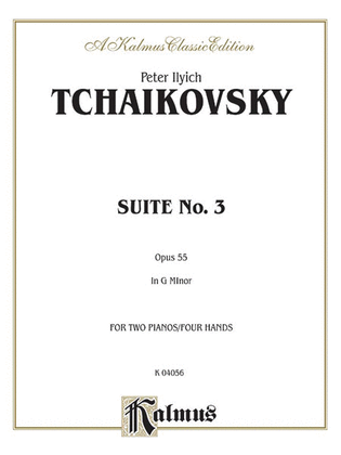Book cover for Suite No. 3 in G Major, Op. 55