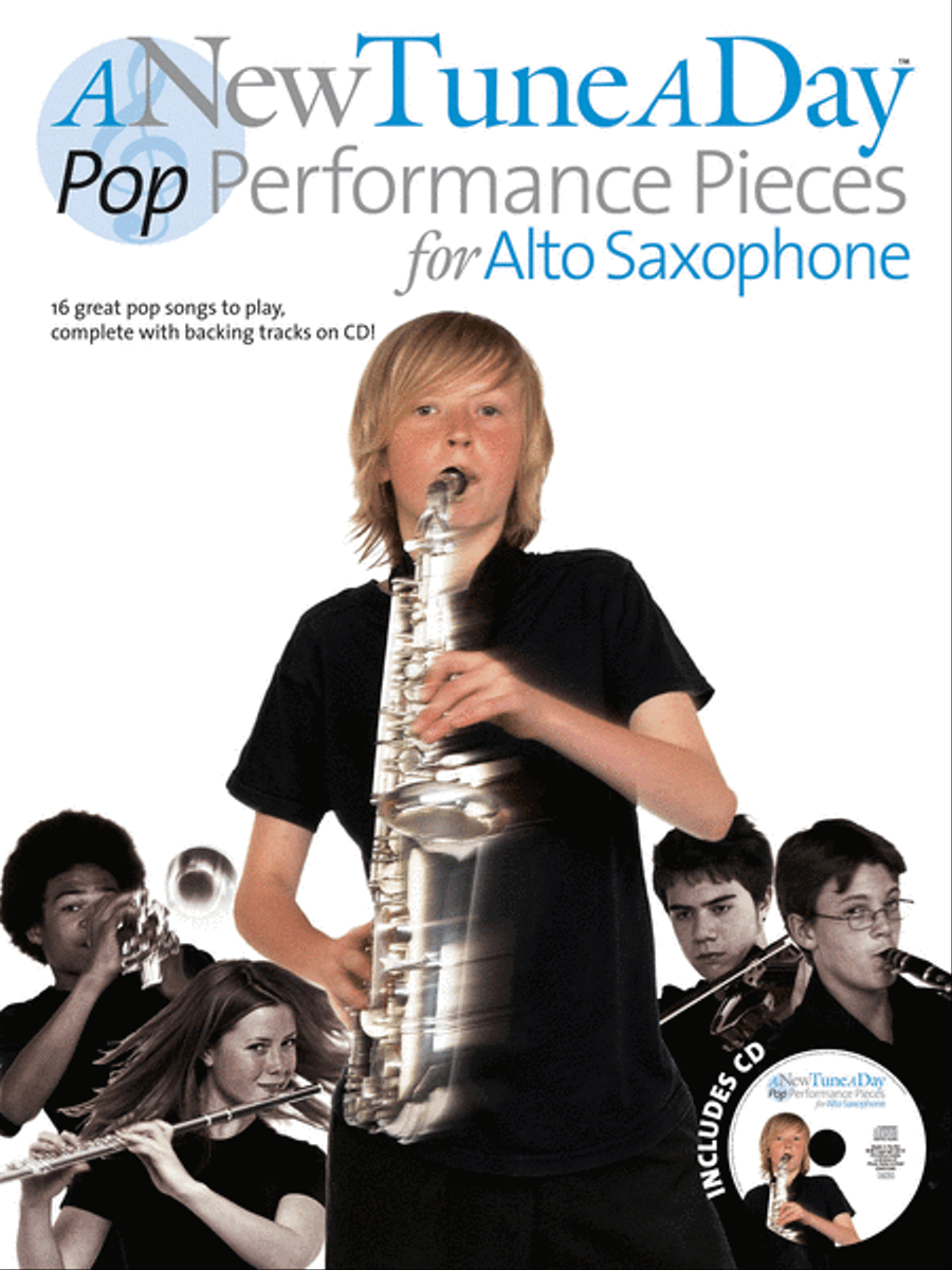 A New Tune a Day - Pop Performances for Alto Saxophone Concert Band Methods scores gallery preview page 1