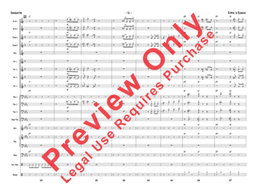Rippin' 'n Runnin' Jazz Ensemble scores gallery preview page 22