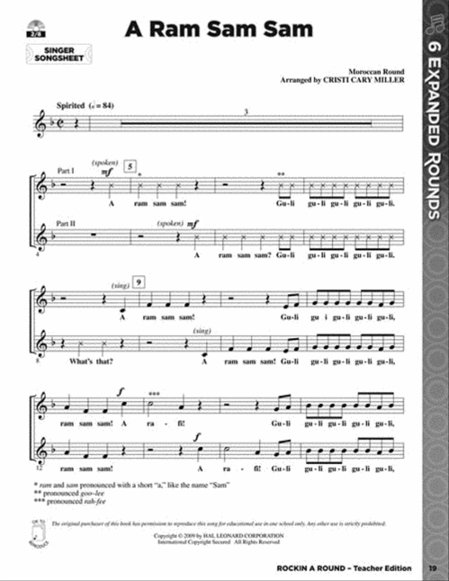 Rockin' a Round Choir scores gallery preview page 4