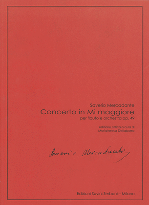 Book cover for Concerto in Mi maggiore Op.49