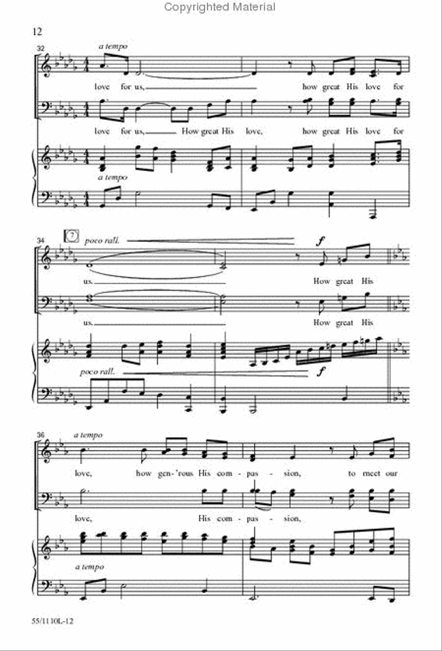 The Living Last Supper - Performance CD/SATB Score Combination 4-Part scores gallery preview page 6