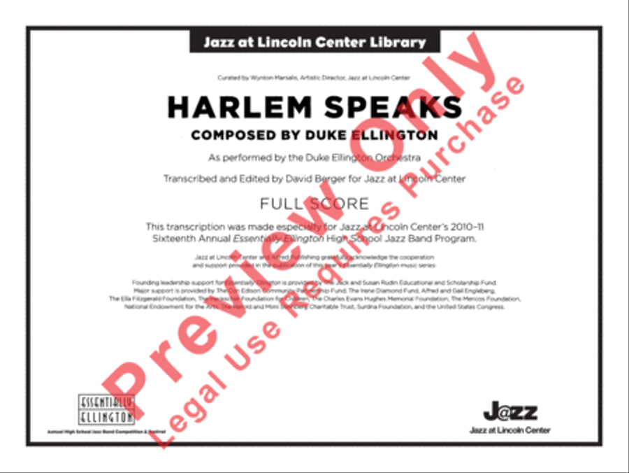 Harlem Speaks