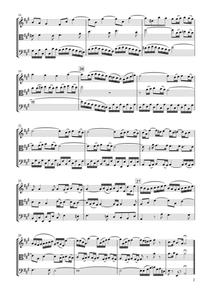 Sinfonia No.12 BWV.798 for String Trio image number null
