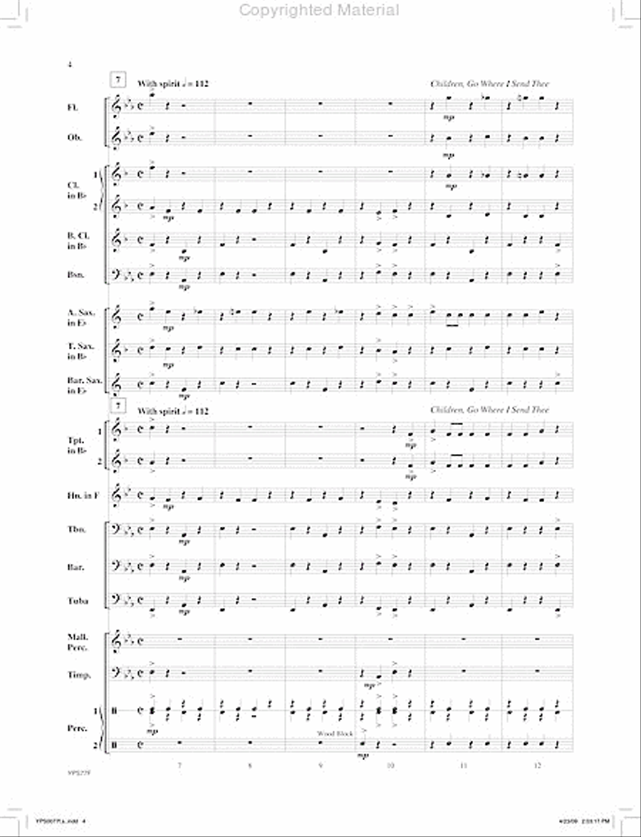 Three Christmas Spirituals image number null