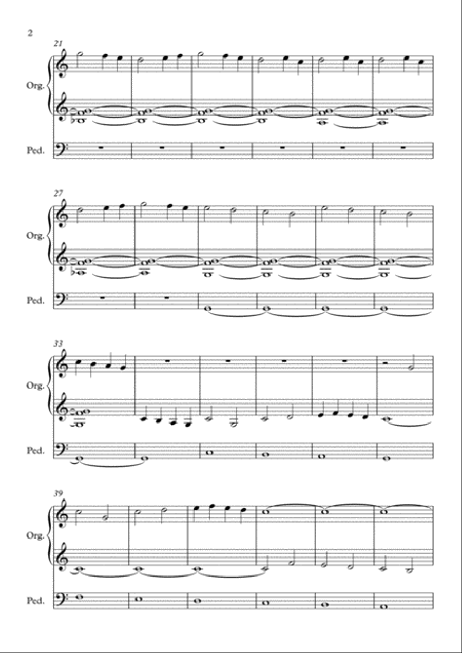 Et barn er født i Betlehem (Postlude) Et barn er født i Betlehem (Postlude) Organ Solo scores gallery preview page 2