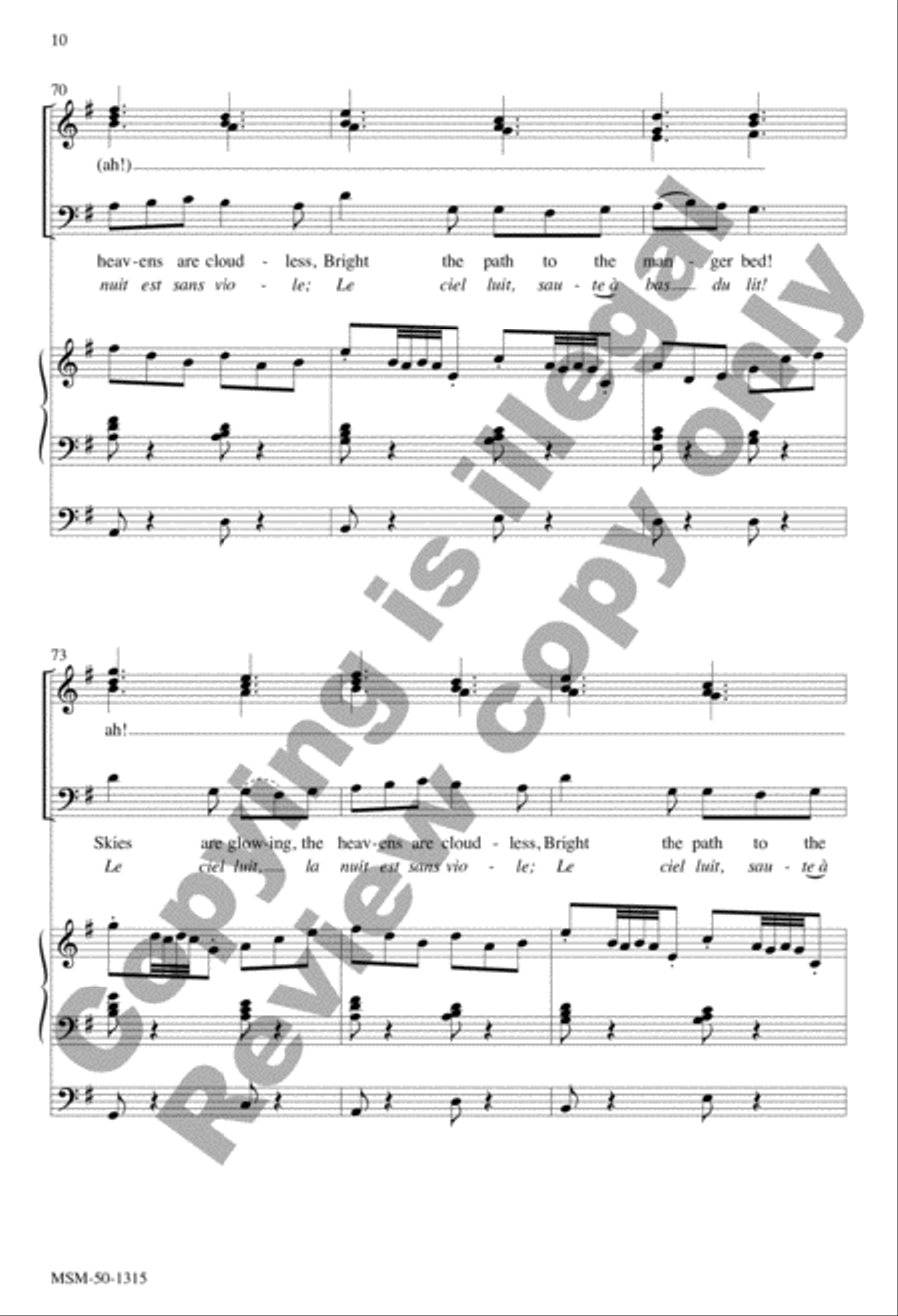 Bring a Torch, Jeanette, Isabella 4-Part scores gallery preview page 10