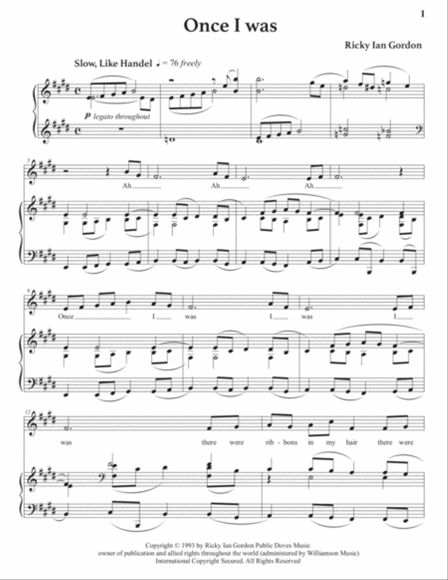 Once I Was Voice scores gallery preview page 2