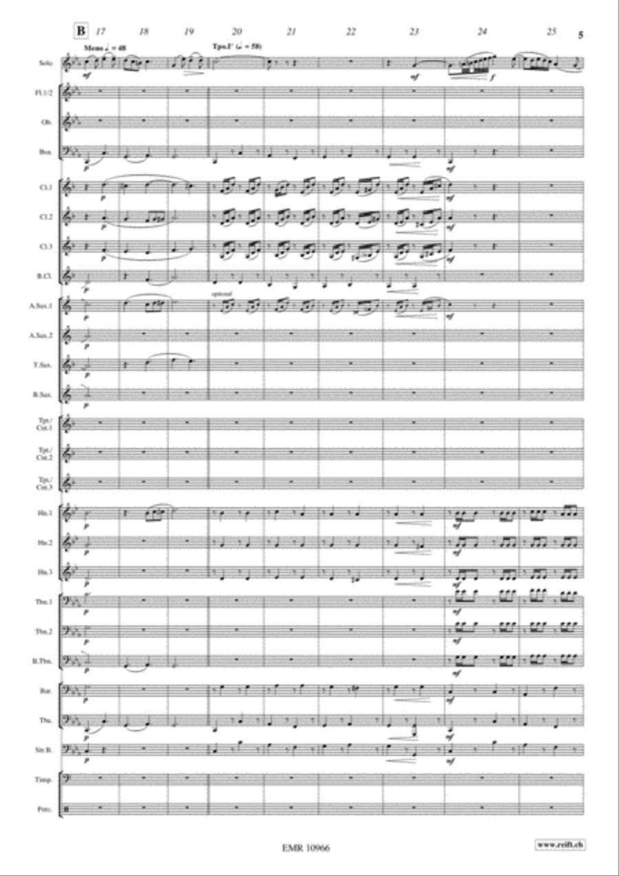 Japanese Folksongs Japanese Folksongs Concert Band scores gallery preview page 5