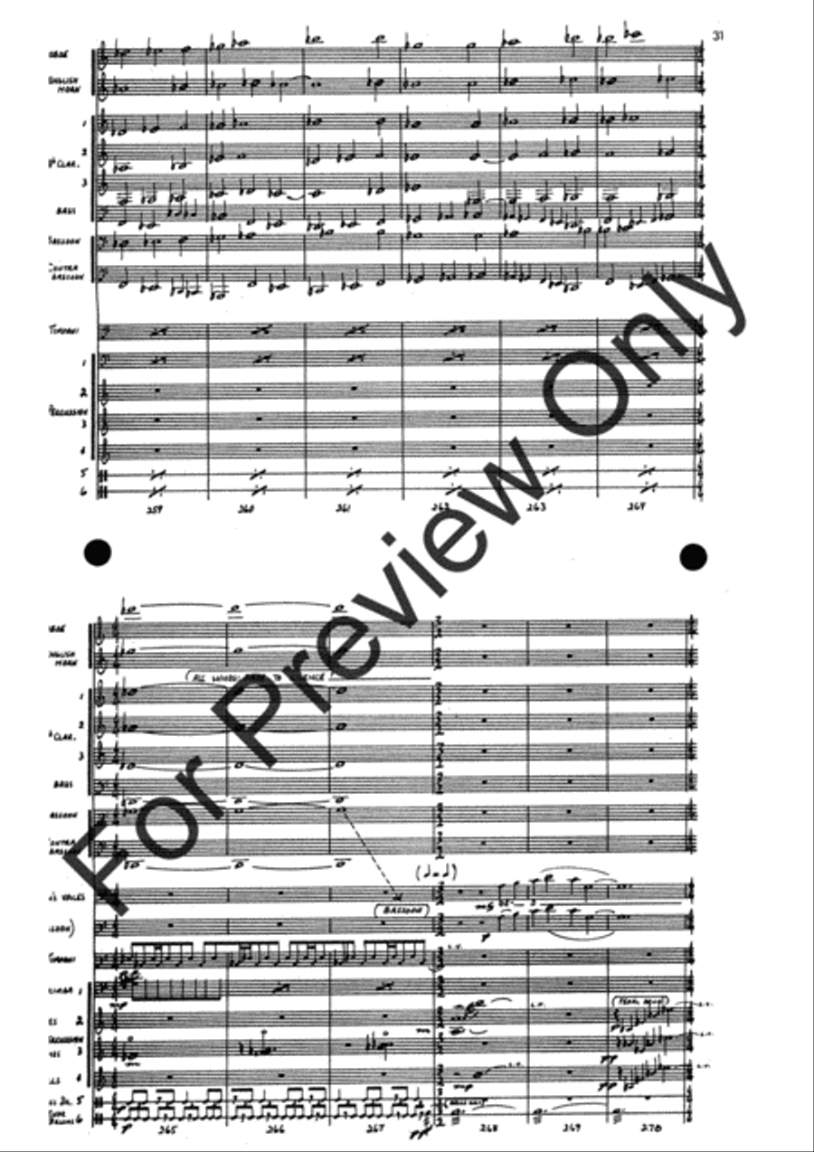 Agincourt Hymn (Score) Concert Band scores gallery preview page 55