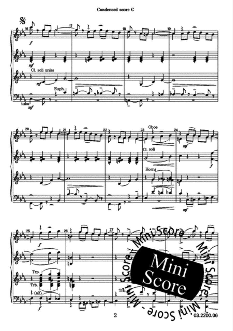 Menuet Pour Maddy Menuet Pour Maddy Fanfare Band scores gallery preview page 31