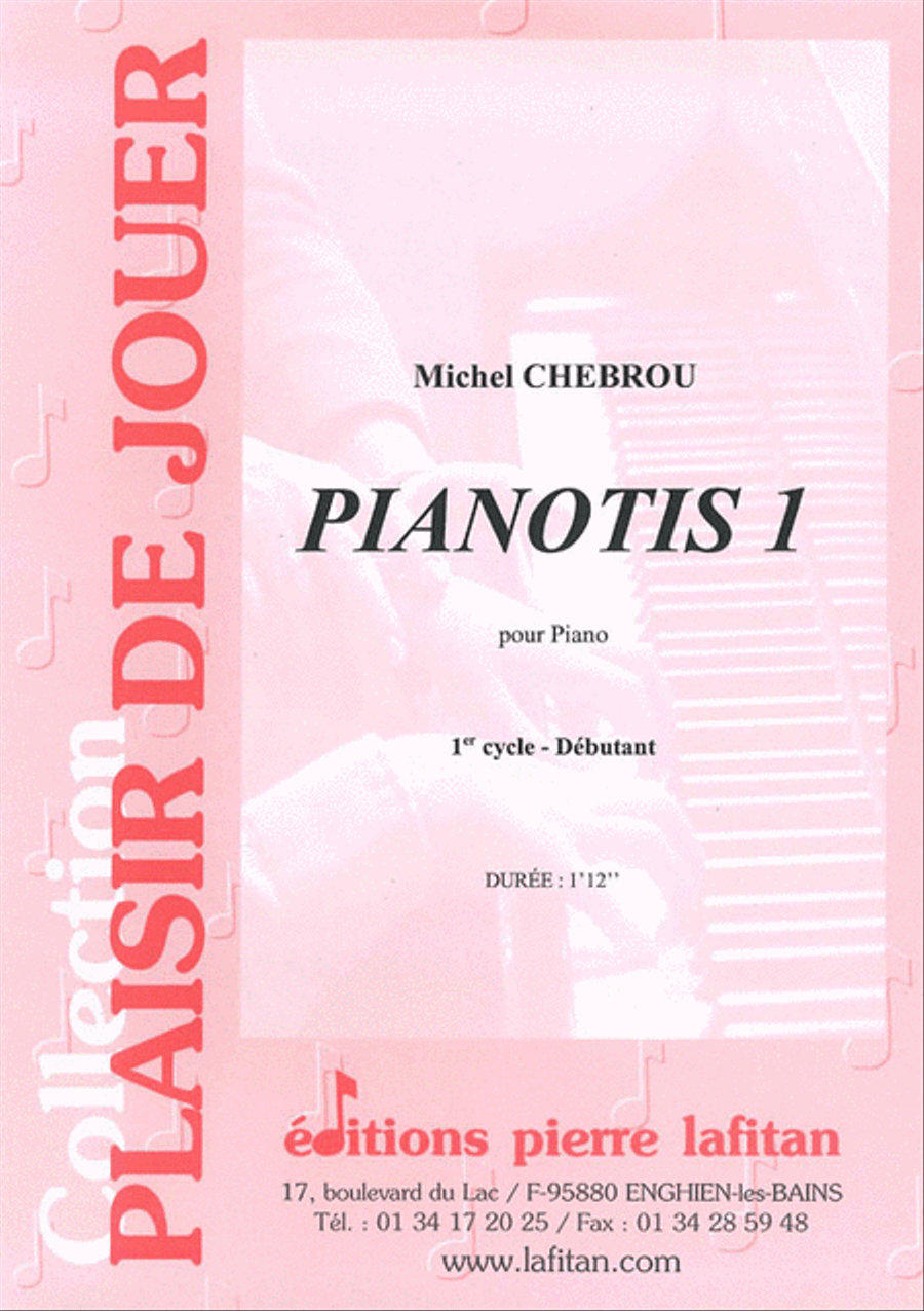 Pianotis 1 Piano Solo scores gallery preview page 1