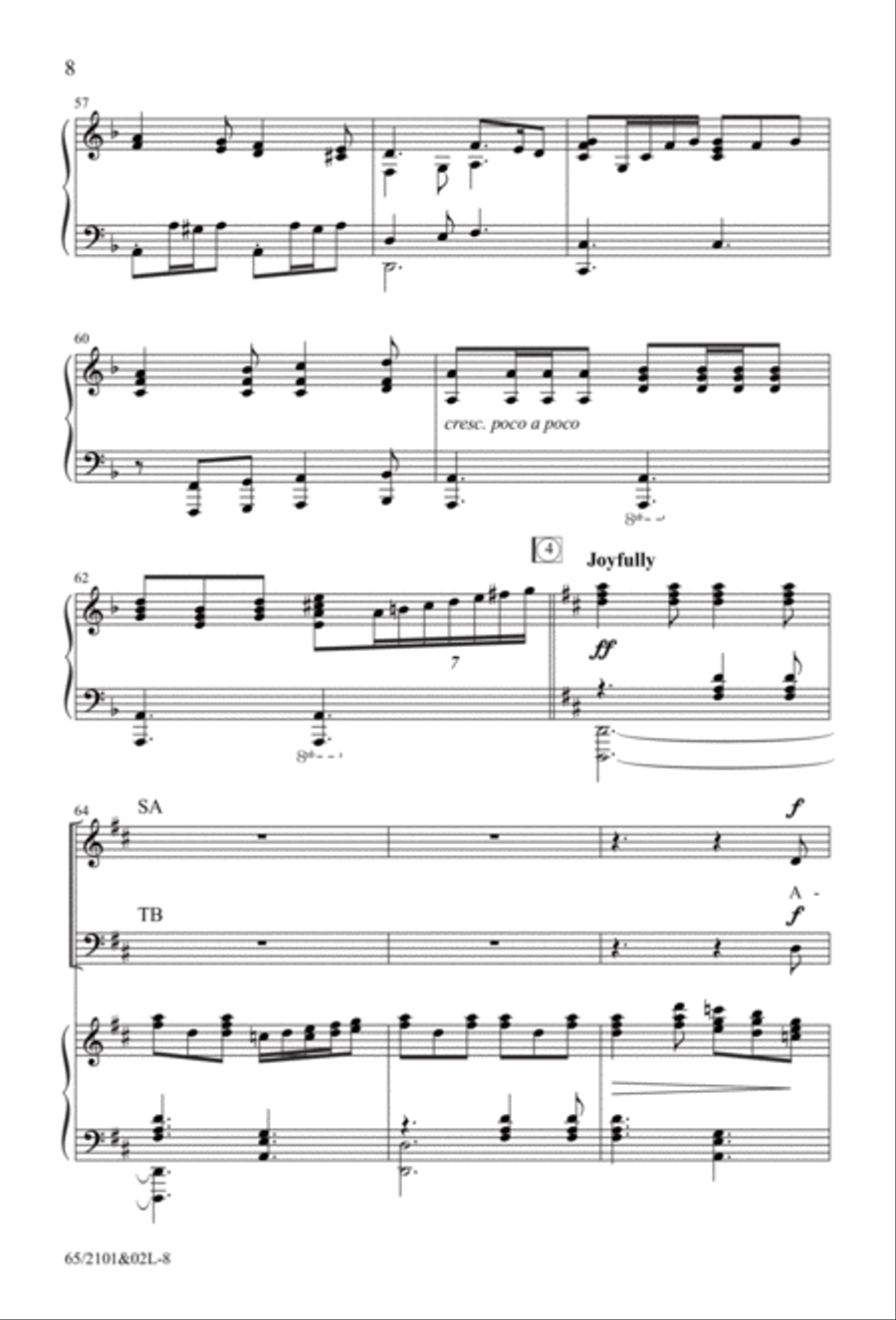 Everlasting Light - SATB with Performance CD 4-Part scores gallery preview page 9