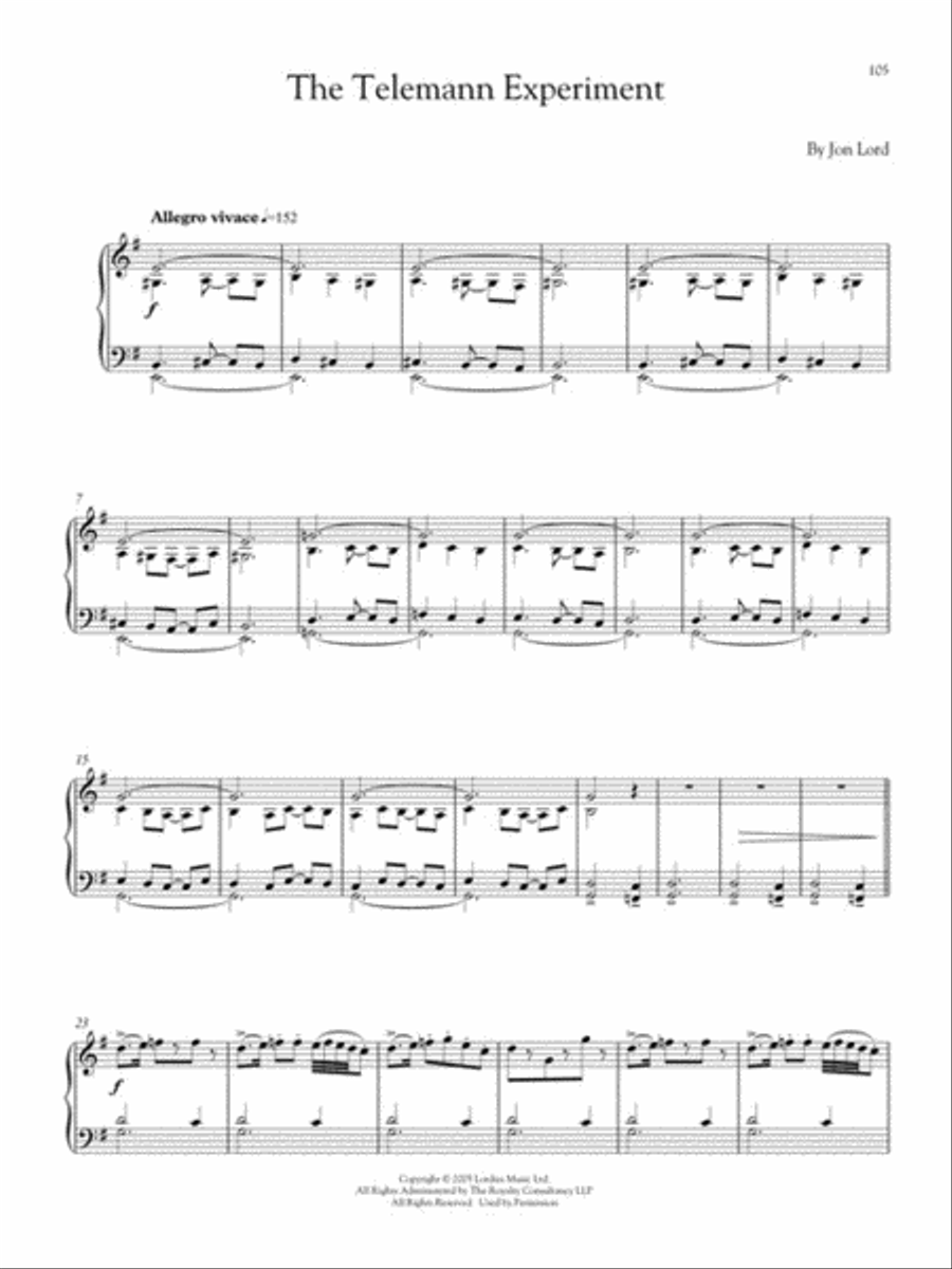 The Jon Lord Collection Voice scores gallery preview page 6