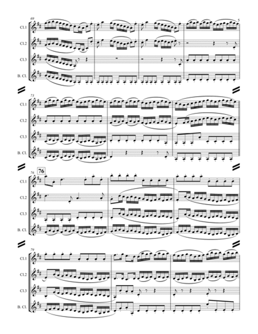 Telemann – Wassermusik Suite Complete (for Clarinet Quartet) image number null