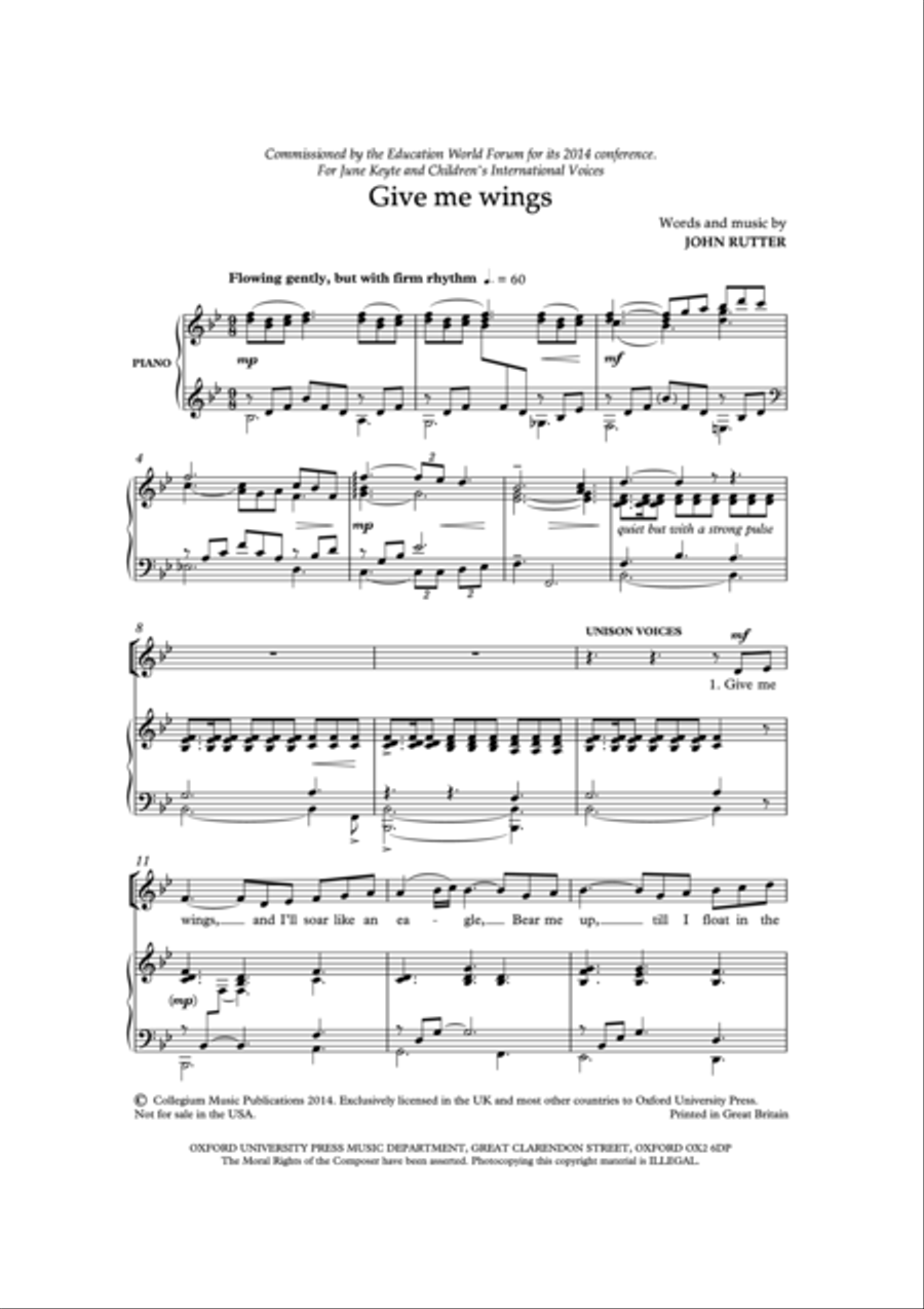 Give me wings 2-Part scores gallery preview page 2