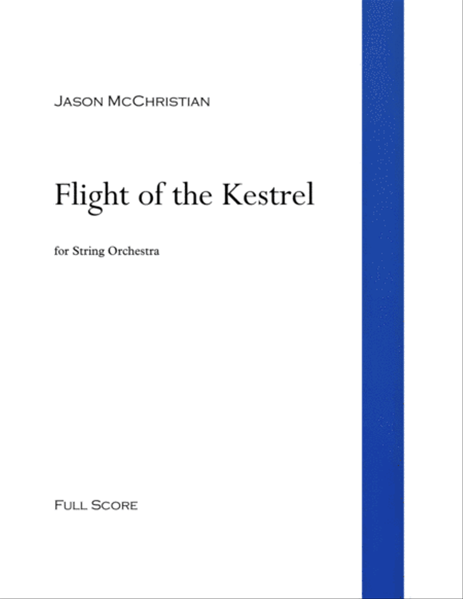 Flight of the Kestrel - for string orchestra String Orchestra scores gallery preview page 1