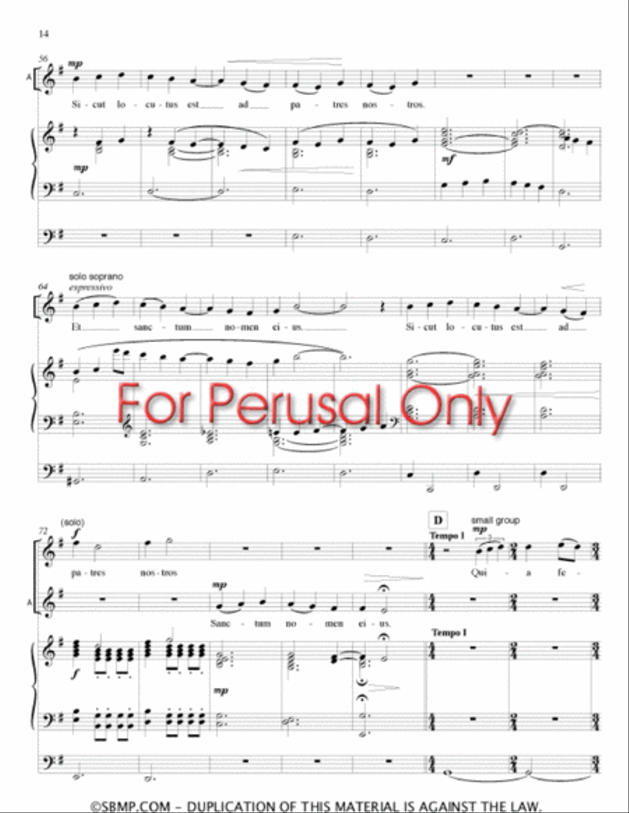 Magnificat - SSAA Choral Book SSAA scores gallery preview page 17