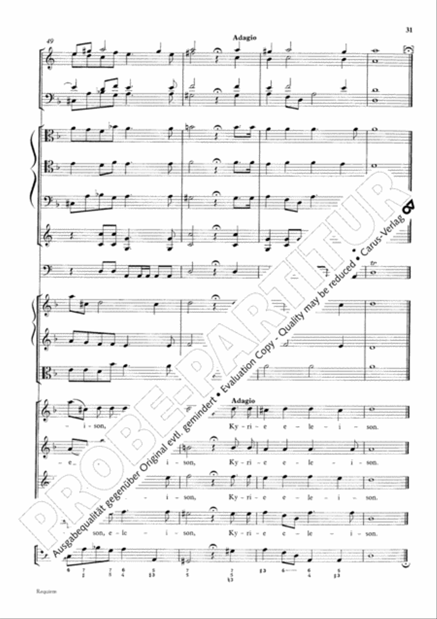 Requiem Requiem 4-Part scores gallery preview page 40