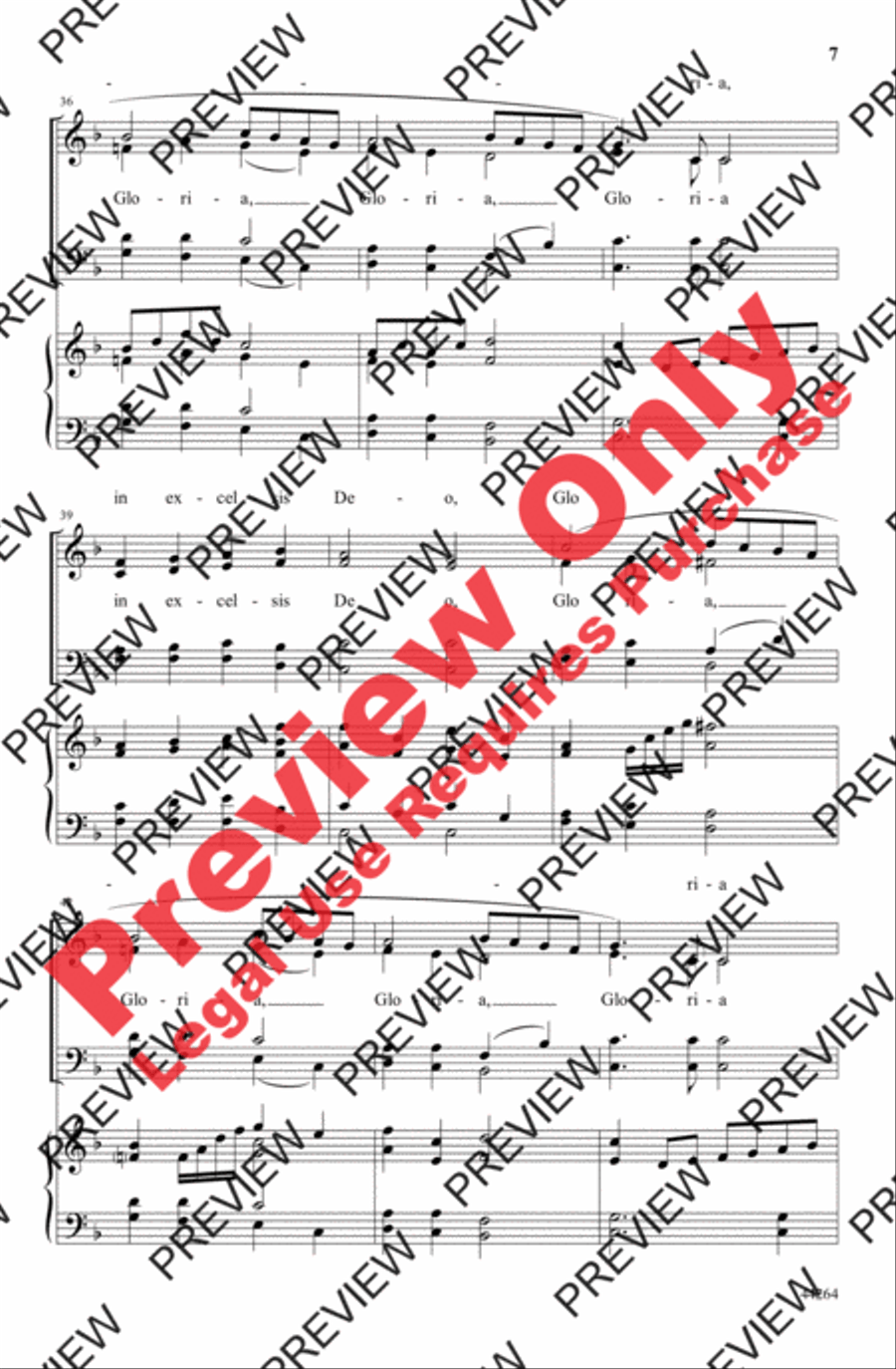 Sing a Glad Noel! Sing a Glad Noel! 4-Part scores gallery preview page 7