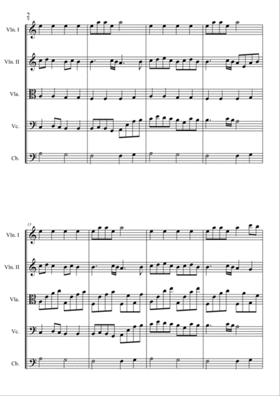Lament, op. 4 Lament, op. 4 String Orchestra scores gallery preview page 4