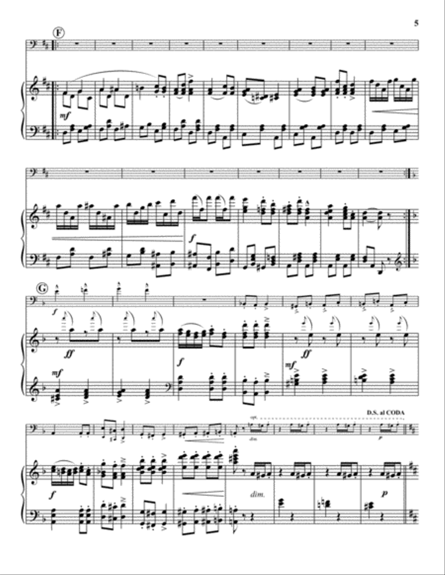 Mephisto Masque Euphonium scores gallery preview page 5