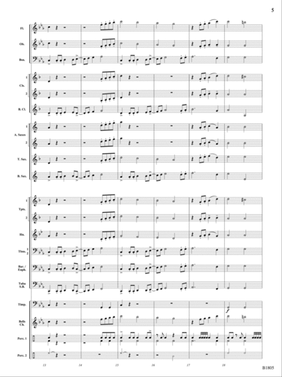 High Impact: Score Concert Band scores gallery preview page 5