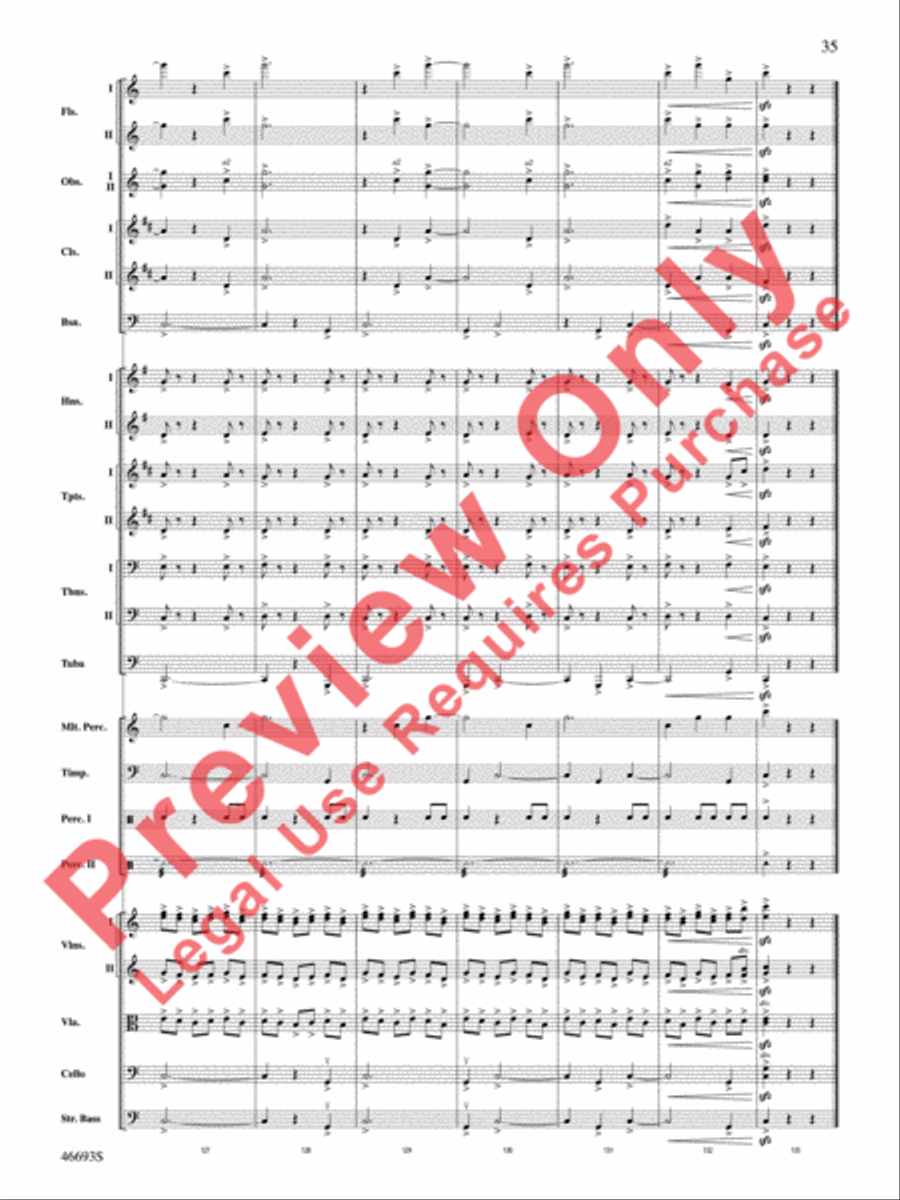 Suite of Carols Full Orchestra scores gallery preview page 36