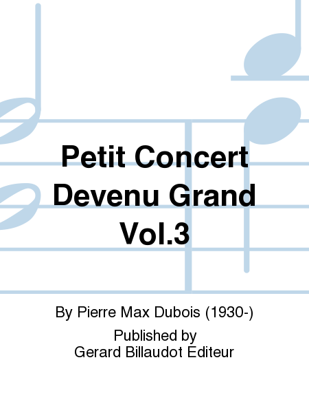 Petit Concert Devenu Grand
