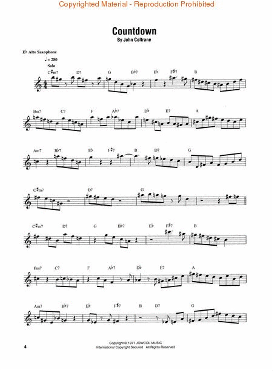 The Kenny Garrett Collection Alto Saxophone scores gallery preview page 2