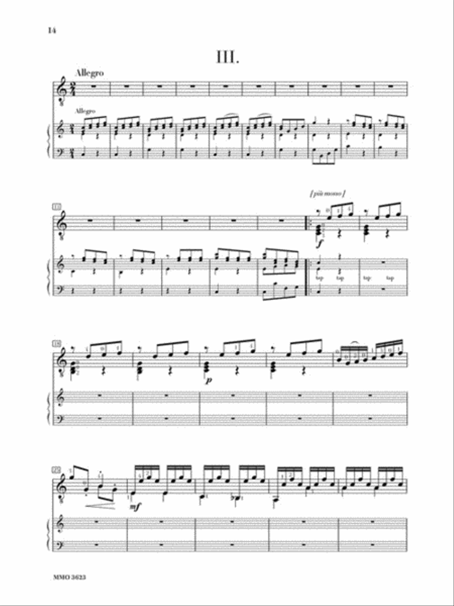 Vivaldi – Two Concerti for Guitar (Lute) & Orchestra: C Major, RV425 and D Major, RV93 Lute scores gallery preview page 3