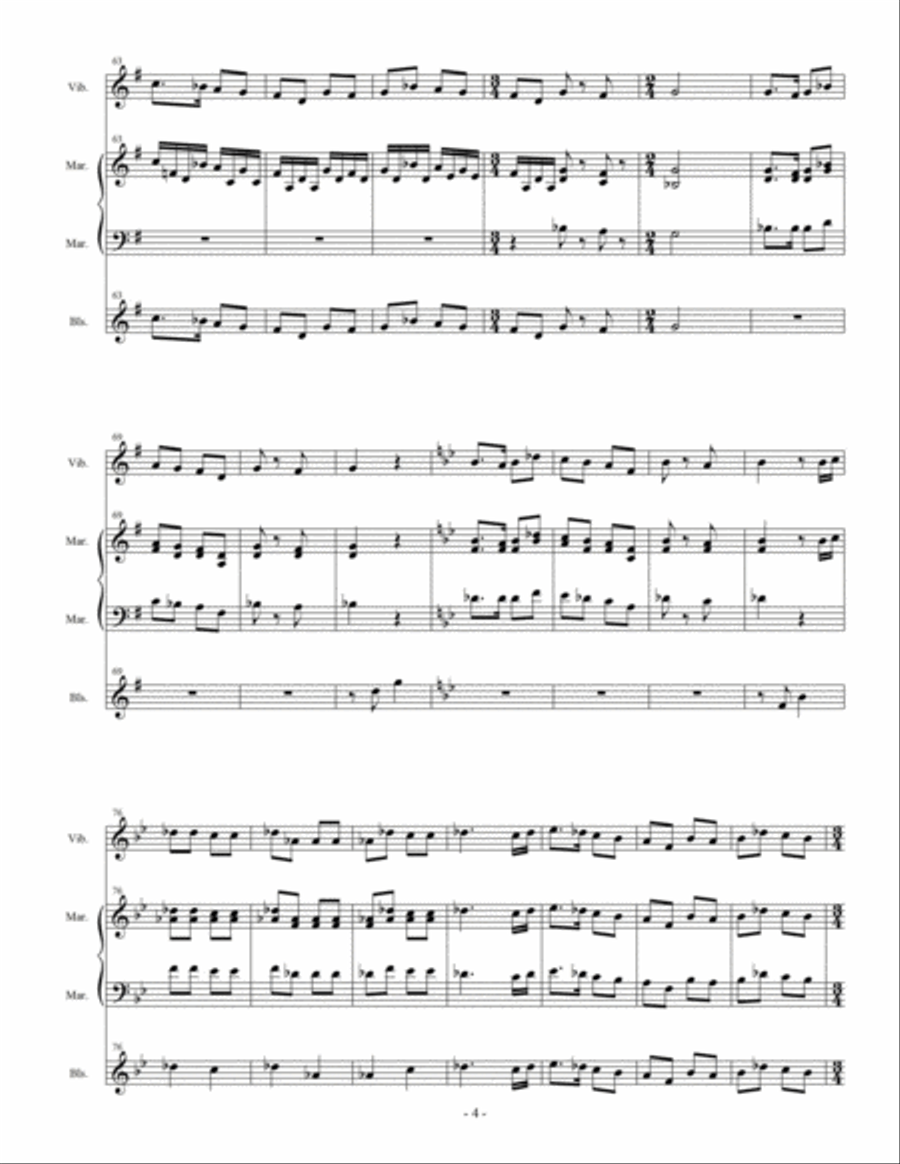 Fum! Marimba scores gallery preview page 4