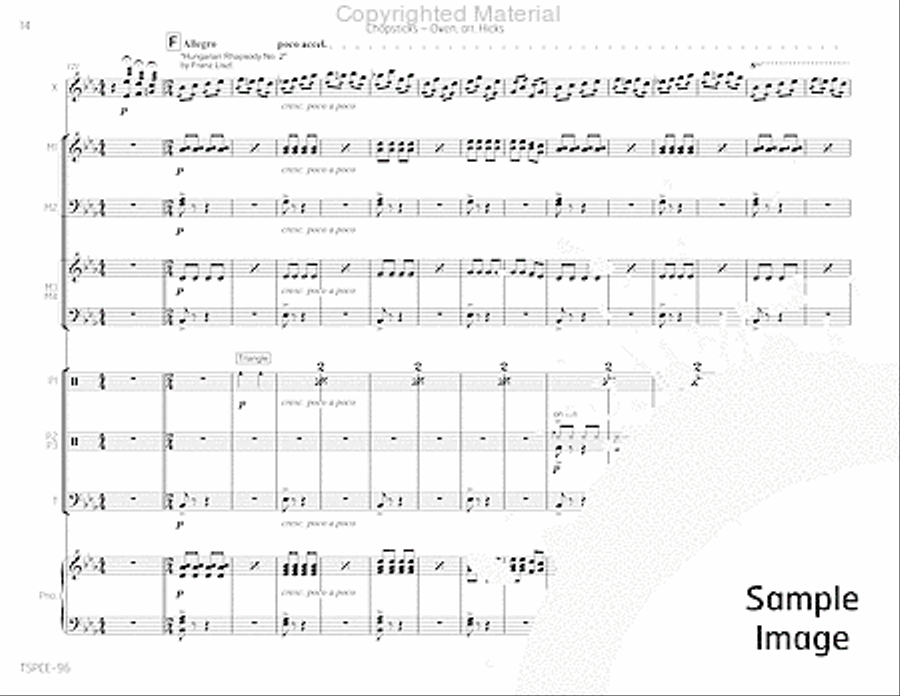 Chopsticks Percussion Ensemble scores gallery preview page 19