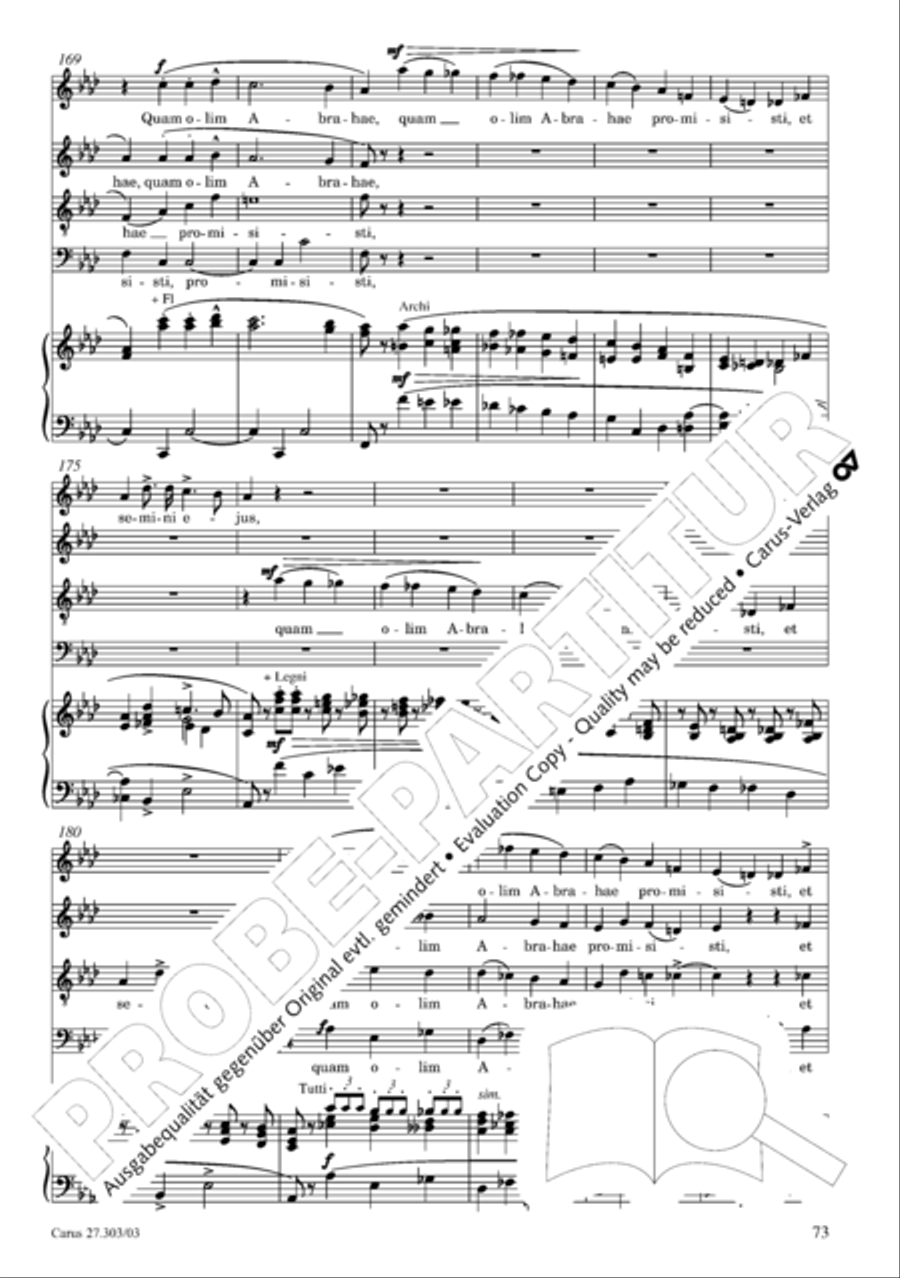 Messa da Requiem 4-Part scores gallery preview page 74