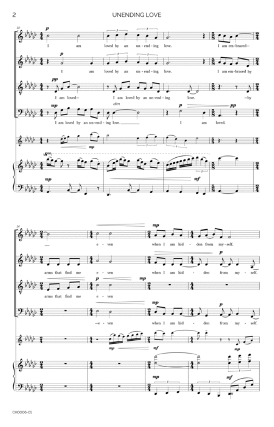 Unending Love 4-Part scores gallery preview page 4