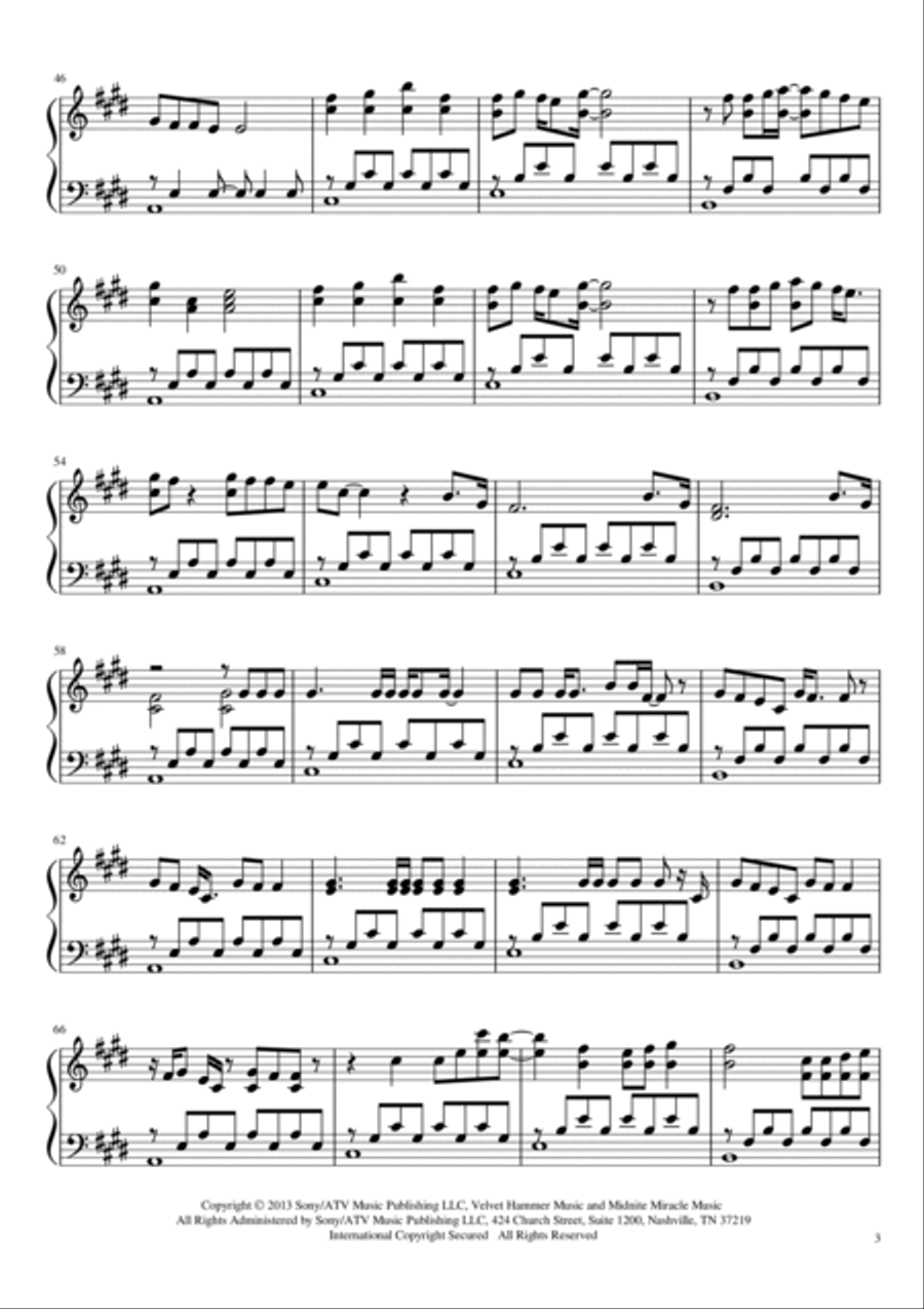 Counting Stars Harp scores gallery preview page 3