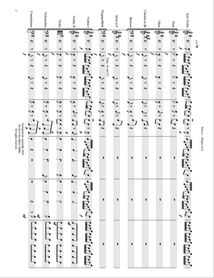 Fiocco - Allegro in G image number null