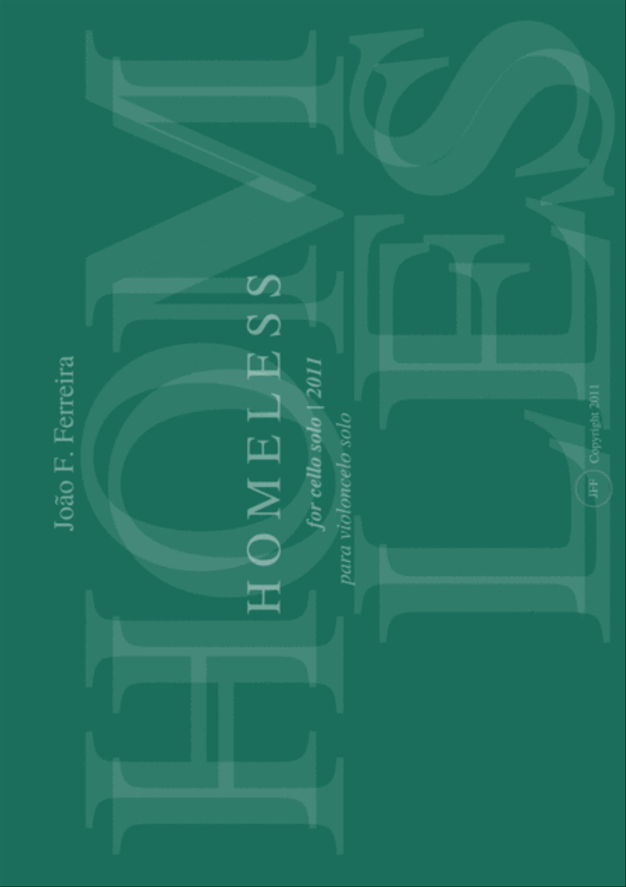 Homeless Homeless Cello Solo scores gallery preview page 1