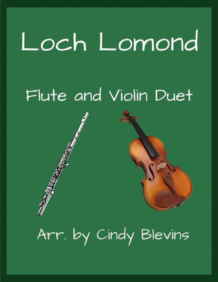 Book cover for Loch Lomond, Flute and Violin